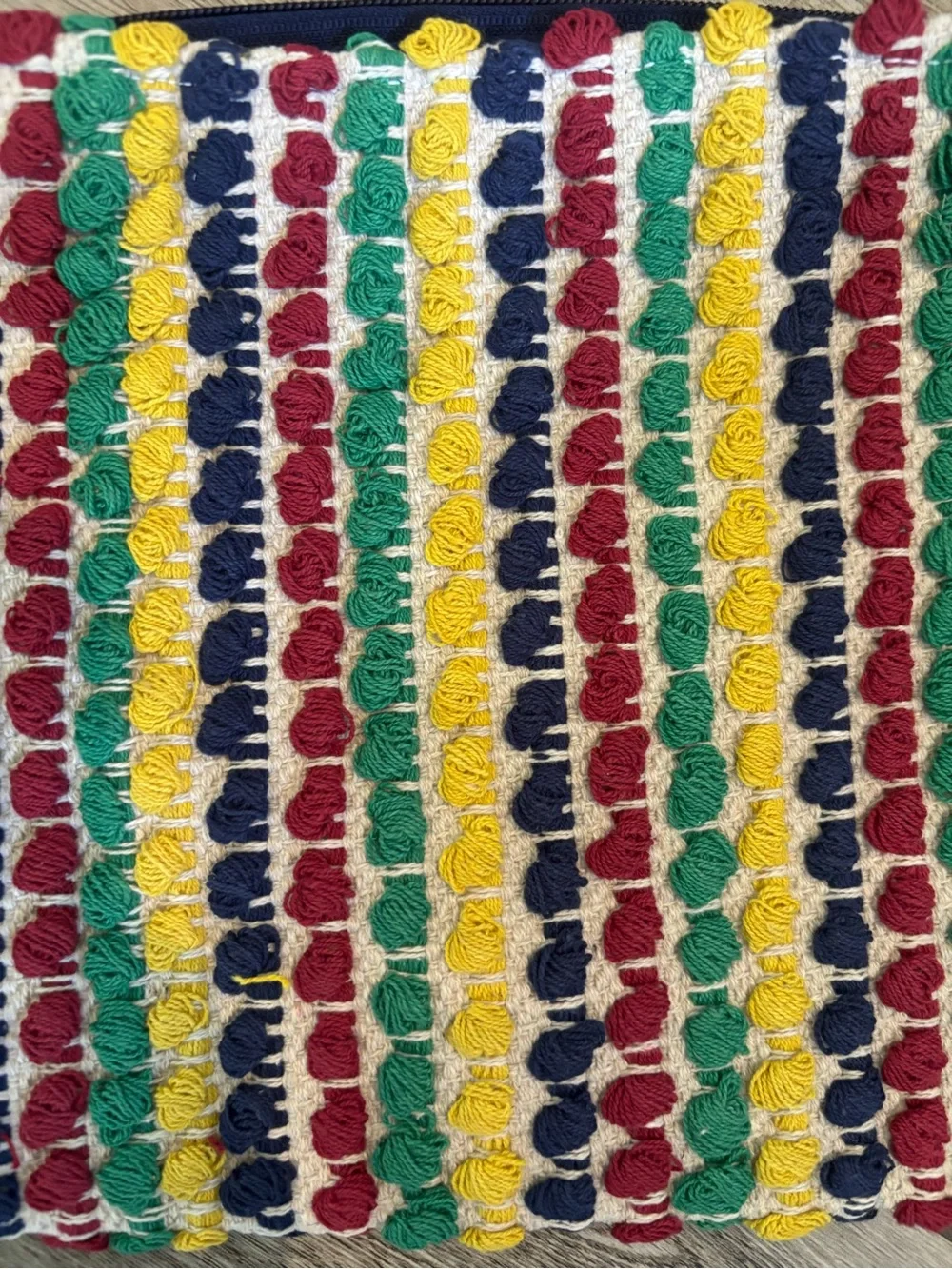 Handwoven Multicolor Tassel Clutch - Women Accessories